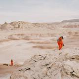 Crew 174 on an EVA in Lith Canyon for the Mars Desert Research Station, Hanksville, Utah